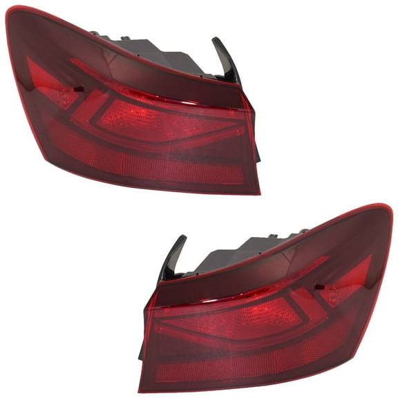 For Kia Forte 2019 2020 Tail Light Assembly Driver and Passenger Side | Pair | Outer | Replacement For KI2804156, KI2805156 | 92401M7000, 92402M7000