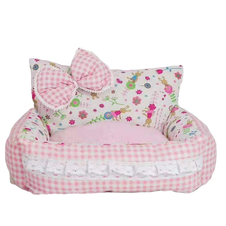 Chicmine Pet Bed Dog Cat Cute Sleep Pad Kitten Princess Bed