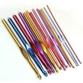 thumbnail image 6 of Frogued Crochet Needles Glitch-free DIY Craft Aluminum Alloy Crochet Hooks for Scarves (10mm,Random Color), 6 of 13