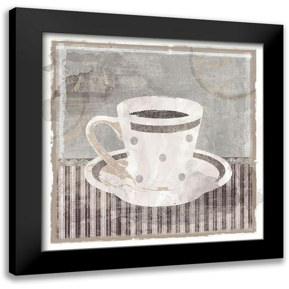 Robinson, Carol 12x12 Black Modern Framed Museum Art Print Titled - Simple Cup I
