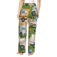 thumbnail image 3 of Balery Construction Machinery1 print Women's Pajama Pants,Ultra Lightweight Pjs,Lounge Pant-Medium, 3 of 9