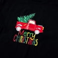 thumbnail image 3 of GRNSHTS Matching Family Pajamas Sets Christmas Matching Holiday Pjs Letter Print Top and Plaid Pants Sleepwear, 3 of 12