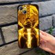 thumbnail image 3 of Demon Slayer Agatsuma Zenitsu funda de teléfono para Apple iPhone 16, 15, 14, 13, 12 mini, 11, XS, X, 8, 7 Pro Max Plus, cubierta negra de silicona suave, 3 of 5