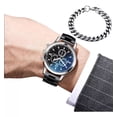 thumbnail image 1 of 2 Pzas Relojes De Cuarzo Casuales Impermeables Para Hombre, 1 of 5