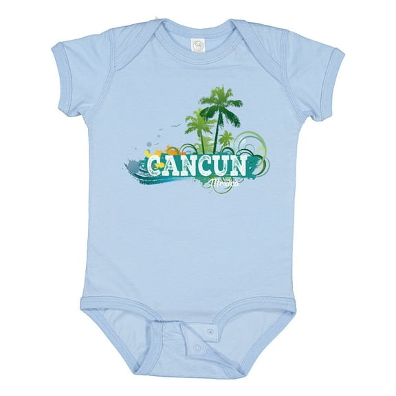 Inktastic Cancun Mexico Tropical Vacation Beach Boys or Girls Baby Bodysuit