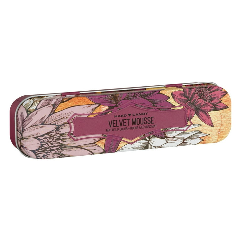 Hard Candy Velvet Mousse Matte Lip Color Tin, 1218 Spider Orchid