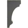 thumbnail image 3 of Ekena Millwork 5 1/2"W x 7"D x 14"H Diane Recessed Wood Vintage Decor Corbel, Black, 3 of 6