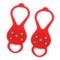 thumbnail image 3 of GUOOL Crampons de Traction à Glace avec 5 Pointes de Marche Portables Rouges, 3 of 8