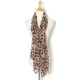 thumbnail image 5 of Leopard Print Scarf Women Vintage Chiffon Stole Soft Harajuku Scarf Lot O4, 5 of 7