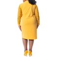thumbnail image 2 of Kasper Womens Lace Knee-Length Sheath Dress, 2 of 2