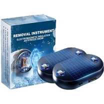 2PCS Antifreeze Electromagnetic Car Snow Removal Device, Electromagnetic Snow Removal, Electromagnetic Wave Anti Freezing and Snow Removal Device, Portable Vehicle Microwave Deicing Instrument