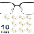 thumbnail image 3 of Eyeglass Nose Pad Anti-Slip Glasses Nose Grips Copper Core Glasses Nose Pads for Plastic Frames Glasses Sunglasses Gold, 3 of 7