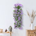 thumbnail image 5 of Ycandiee Artificial Fake Hanging Flowers Plants for Outdoor Spring Decoration, Artificial Hanging Flowers, Faux Silk UV Resistant Look Real Trailing Vines for Outside Home Planter Porch Patio, 5 of 6