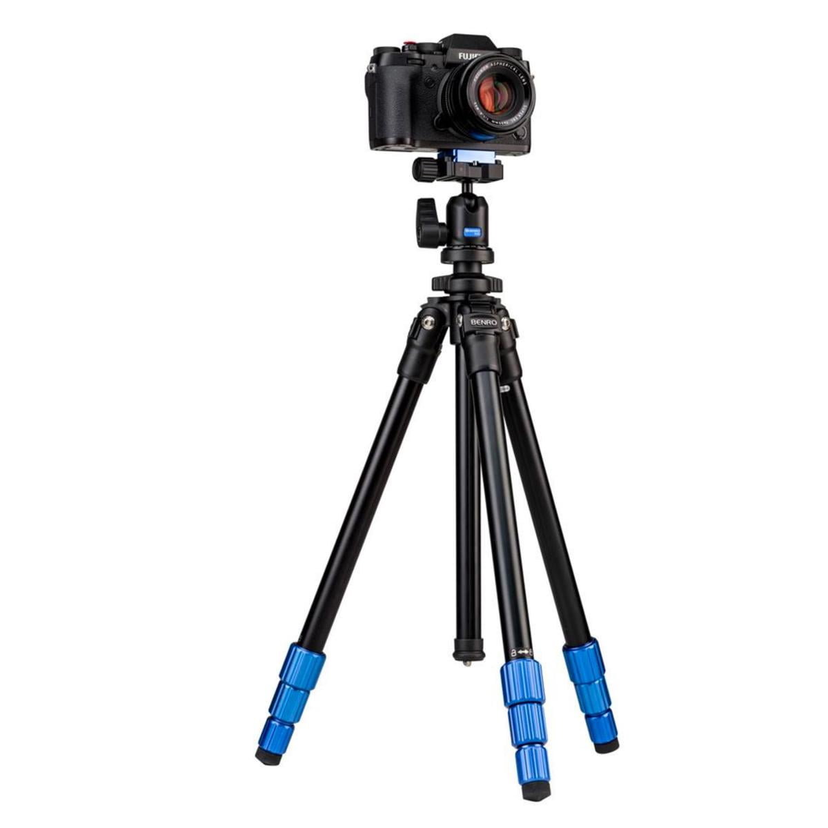 Benro Slim 4-Section Lightweight Aluminum Tripod with Ball Head