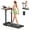 Adjustable Height Desk Treadmill, variant on Walking Pad Brushless Treadmill with Remote Control, 6% Incline/350 Kcal, 4MPH Speed, 350Lbs Capacity, Shock Absorption,Portable Under Desk Treadmill for Home Office