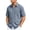 #0456-Dark Blue, variant on Men's Cotton Seersucker Button Down Shirt Casual Summer Beach Shirt