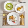 thumbnail image 3 of Vajilla Opal ColorHome Moderna cuadrada 24 piezas, 3 of 7