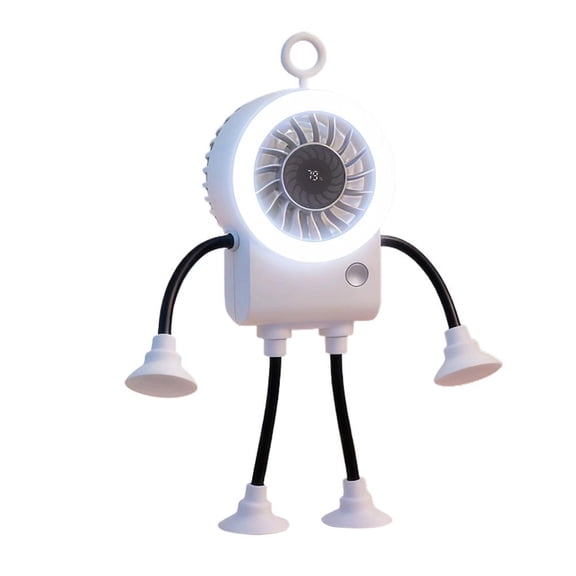 Retro Desktop Fan With 136° Oscillating Head 4 Speed Settings USB Rechargeable Battery Metal Body Quiet Operation for Bedroom Home Office Kitchen