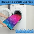 thumbnail image 5 of Reusable Pee Pad for Floors, Washable Dog Potty Pad with Skid-Resistant Bottom Layer, 24" x35" (Texture/leopard /Geometry), 5 of 8