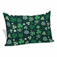 thumbnail image 2 of St. Patrick's Day Pillow Covers 12"x20", Shiny Shamrocks Green Botanical Leaves Soft Brushed Microfiber Breathable Throw Pillow Covers, Pillowcase with Zipper for Couch Sofa Bedroom Living Room, 2 of 9