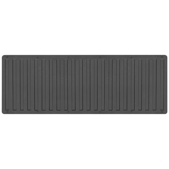BDK-MT-600A Heavy-Duty Utility Truck Bed Tailgate Mat, 60" x 19.5" – Extra Thick Rubber Cargo Liner for Pickup Trucks with Universal Trim-to-Fit Design - Black