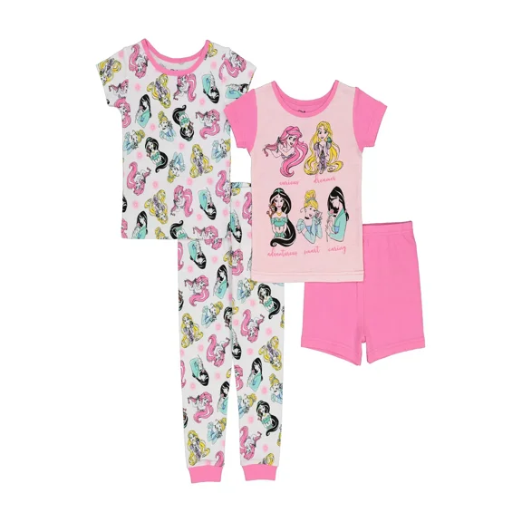 DISNEY Toddler Girls Princess Four Piece Set