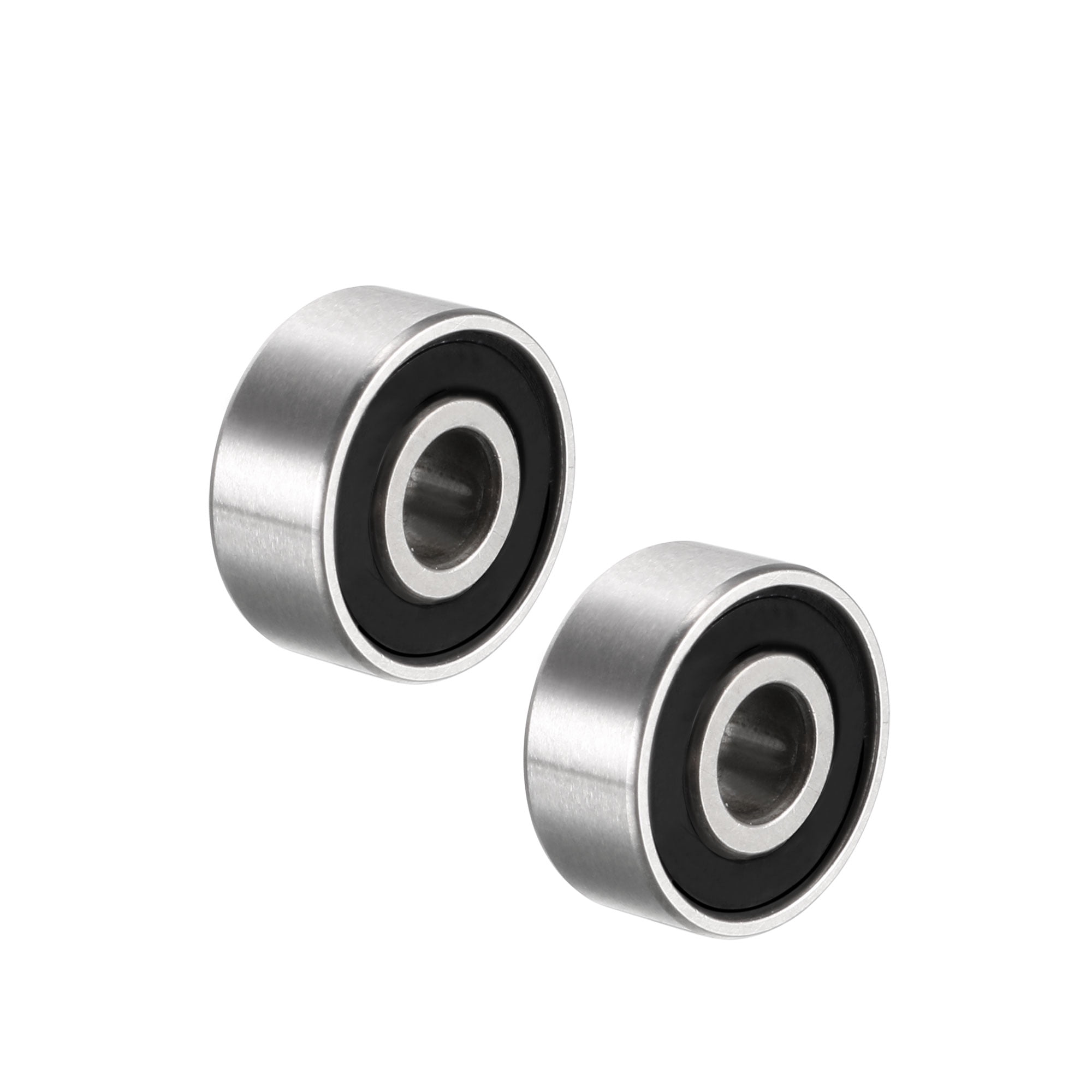 R22RS Ball Bearing 1/8"x3/8"x5/32" Double Sealed Chrome Bearings 2pcs