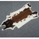 thumbnail image 1 of Alfombra con estampado de cebra/vaca cabra, alfombras de terciopelo de imitación de cuero, pieles de animales de piel de vaca, alfombras con formas naturales, tapetes decorativos de 110x75cm, 1 of 6