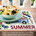 thumbnail image 3 of CounterArt "Sweet Summer" 4-Pack Reversible Tabletop Placemats, 3 of 7