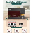 thumbnail image 3 of Reproductor de casetes SEMIER Small con grabadora de tarjetas USB C/SD, 3 of 9