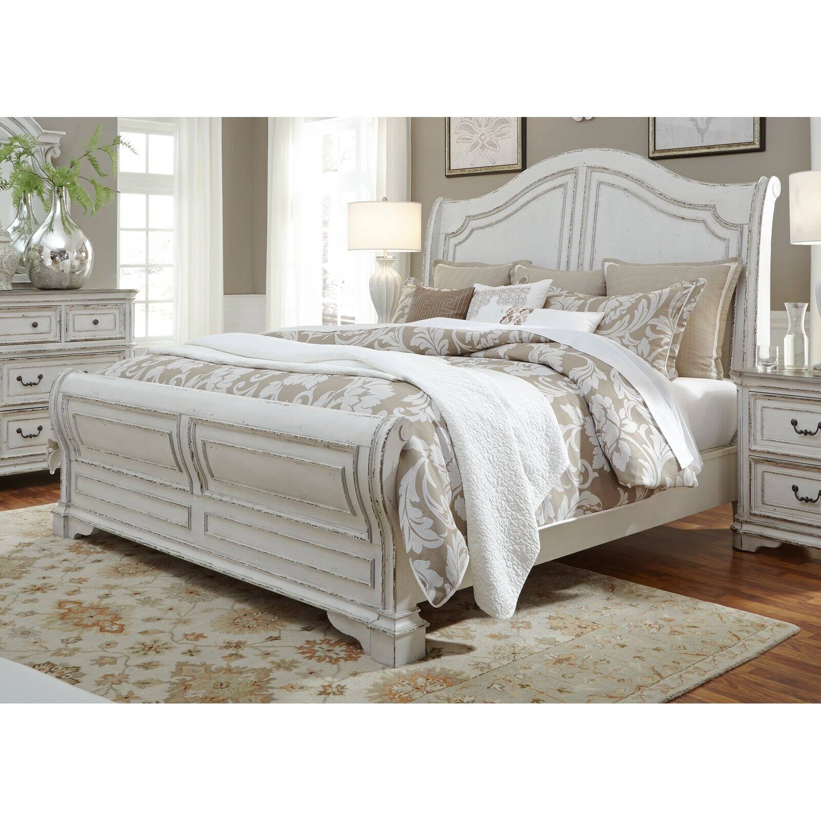 Liberty Furniture Industries Magnolia Manor Queen Sleigh Bed Walmart Com Walmart Com
