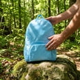 thumbnail image 3 of 3-in-1 Packable Travel Backpack, Foldable Tote Bag with Compact Pouch, Waterproof Lightweight Daypack for Commuting, Hiking, Gym, and Weekend Trips, Blue, 3 of 6