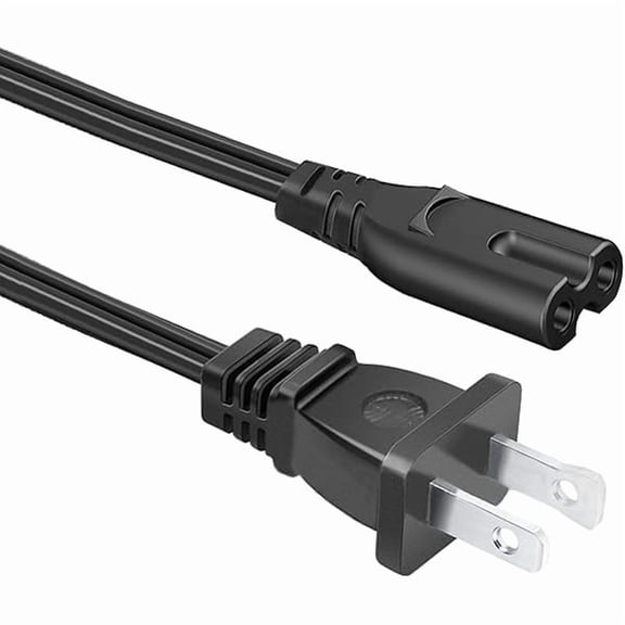 can 8.2ft Power Cable Replacement for Panasonic RF-2400 RF-2400D RF-2900 RQ-2102 RX-D10 RX-D11 RX-D12 RX-D13 DVD-XP50 am/fm Radio 2 Prong AC Power Cord Cable