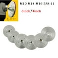 thumbnail image 3 of 4inch Backer Pad Diamond Polishing Pad Aluminum Base Backing Holder M14 M10 M16, 3 of 5