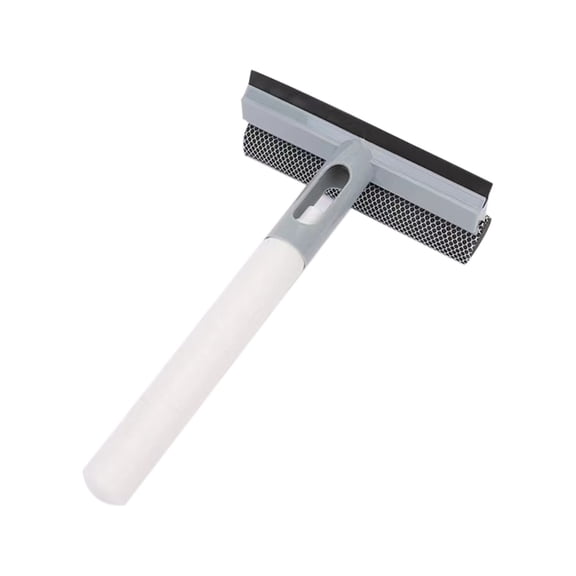 Professional Window Squeegee,2 in 1 Squeegee Window Cleaner,Short Handle Glass Door Cleaner,Multi-purpose Sponge Window Squeegee for Gas Station,Glass,Shower and Car Windshield