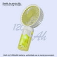 thumbnail image 4 of Dmlowu Handheld Fan Lightweight Mini Fan Ultra Quiet Powerful Portable Fan for Travel Office School, 3x9 Inch Usb Rechargeable Personal Hand Fan, 4 of 8