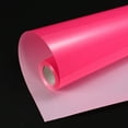 thumbnail image 3 of Uxcell HTV Heat Transfer Vinyl 11.8" x 5ft PU Fluorescent Pink Iron on Vinyl for All Cutter Machine, Easy to Cut & Weed, 3 of 7