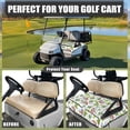 thumbnail image 4 of Whosucclay Rainbow Clover Dots Seat Cushions, Thickened Fashion Anti-Slip Golf Cart Seat Cover for EZGO Yamaha Club Car, 52.36" x 32.28", 4 of 7