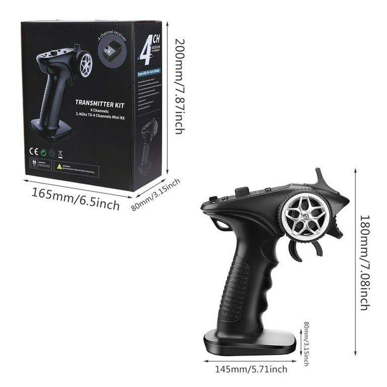 2.4GHz 4CH Replacement Remote Control Transmitter with Receiver