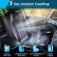 thumbnail image 3 of Paffenery Luxury Heated and Cooling Car Seat Cover, Ventilated Cooling Car Seat Warmer Cushion 12-24V Universal Fit, Classic Black, 3 of 15