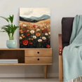 thumbnail image 5 of Qisvanset 12x16 Inch Neutral Spring Wildflower Canvas Wall Art, Vintage Farmhouse Field Landscape Decor, 5 of 5