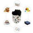 thumbnail image 7 of Yayeee Freestanding Laundry Hamper with Handle Collapsible Large Storage Basket for Clothes, Brown Christmas House, 7 of 7