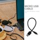 thumbnail image 3 of TABLETREANDS 5Ud Cable Micro USB Para Celulares Y Tablets Con Nylon Carga Y Datos Rápidos Negro, 3 of 8