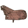 thumbnail image 2 of AJ Tack 420D Stable Blanket - Brown with Pink Dots 78", 2 of 6