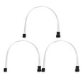 thumbnail image 2 of FRCOLOR 3 PCS PWM Fan Power Extension Cable 4-pin Fan Power Supply Cable Accessory,11.81"X0.51"X0.2", 2 of 4