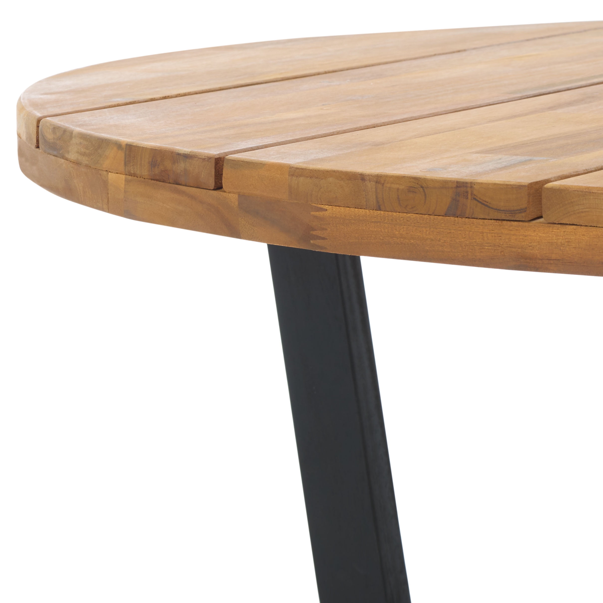 Safavieh Leo Modern Storage Acacia Wood Coffee Table, Natural/Black