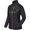 Upgrade Black, variant on Women's Insulated Hiking Jacket, Thermal Running Hybrid Jacket, Lightweight Breathable and Warm