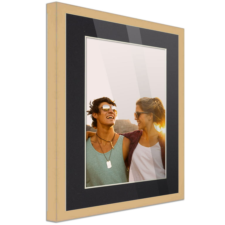 6-Piece Brushed Black 11x11 Gallery Wall Picture Frame Set +