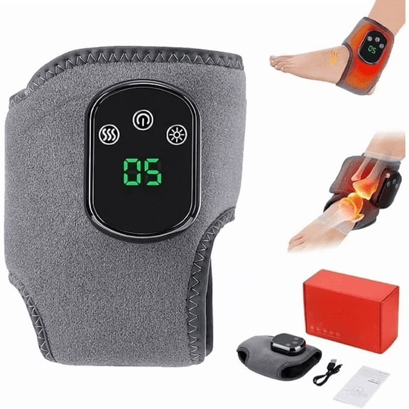 PULMCheerger Triple Therapy Foot Massager, 2026 new Foot Renew for Neuropathy, Smart Wireless Portable Heated Ankle Wrap with Hot Compress & Heat Levels for Pain Relief
