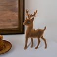 thumbnail image 6 of PEIBang Christmas Velvet Reindeer Decorations,Flocking Deer Figurine Statue Table Decorations for Home and Office, 6 of 7
